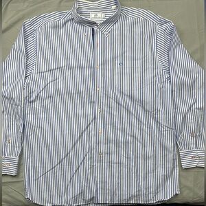 Southern Tide Classic Fit Striped Button-Down Shirt XXL